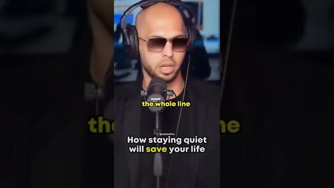 Sometimes Just stay quiet Stfu Andrew Tate