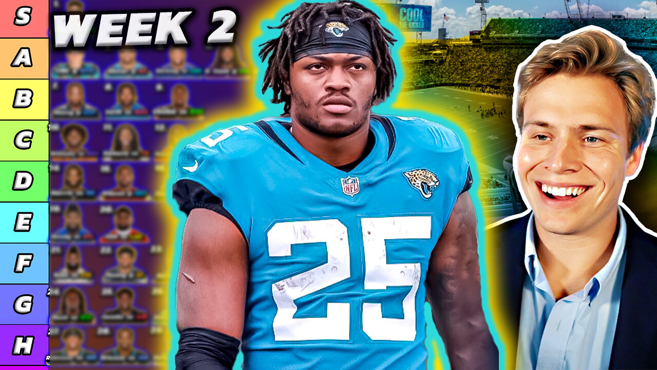 Top 30 Running Back Rankings & Tiers | Week 2 Fantasy Football