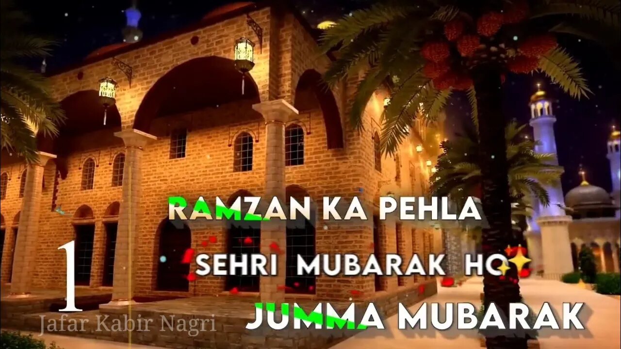 Ramzan Ki Pehli Sehri Mubarak || 1st 🥗 sehri Mubarak || Whatsapp status