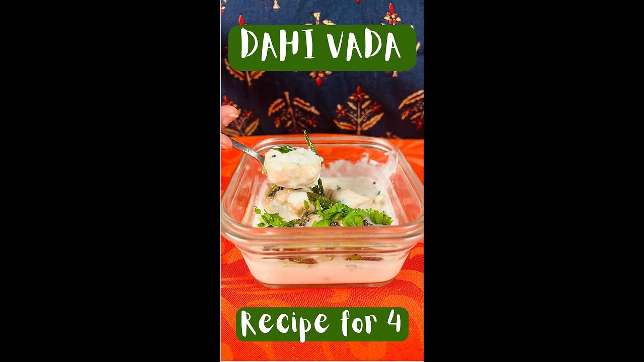 Dahi Vada 🧆🍶😋