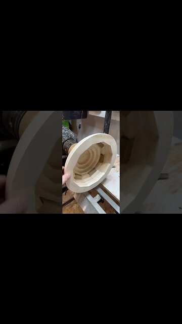 Segmentation is cool #shorts #shortvideo #woodworking #shortvideo #trending #subscribe #lathe