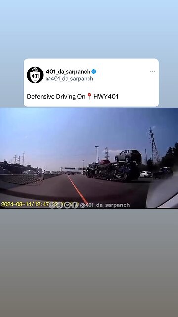 Defensive Driving On Highway 401