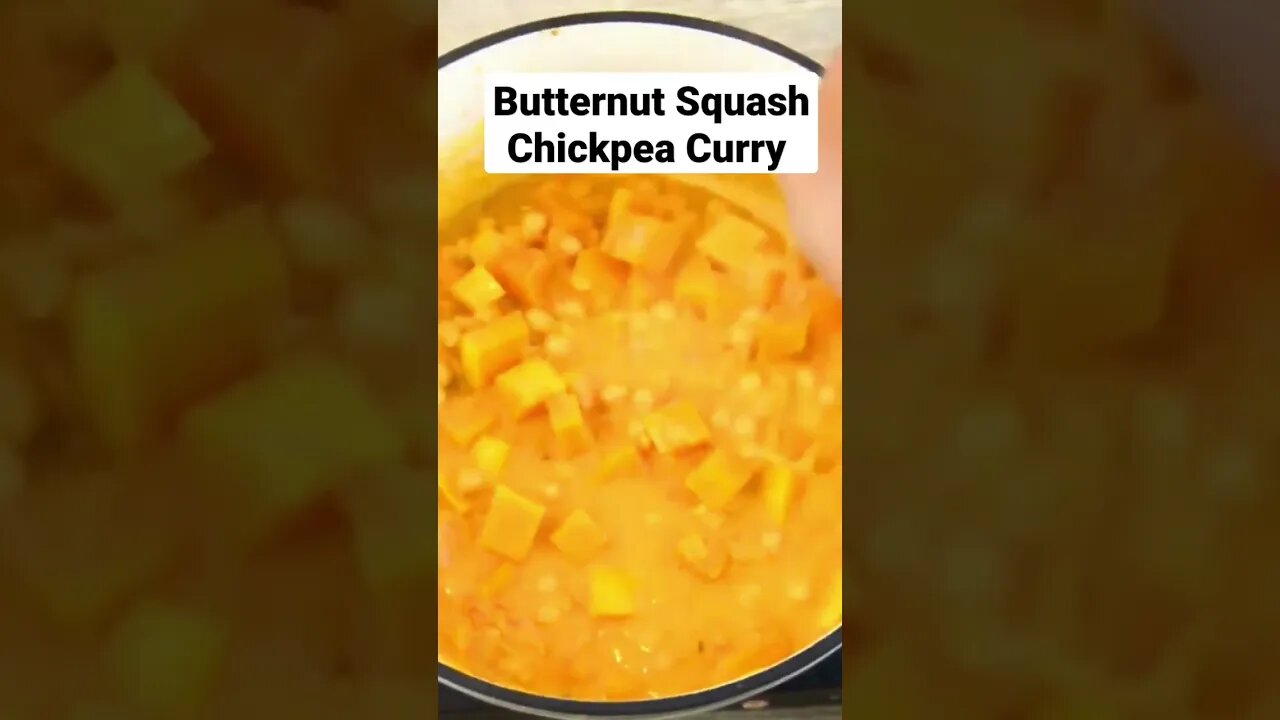 Butternut Squash Chickpea Curry