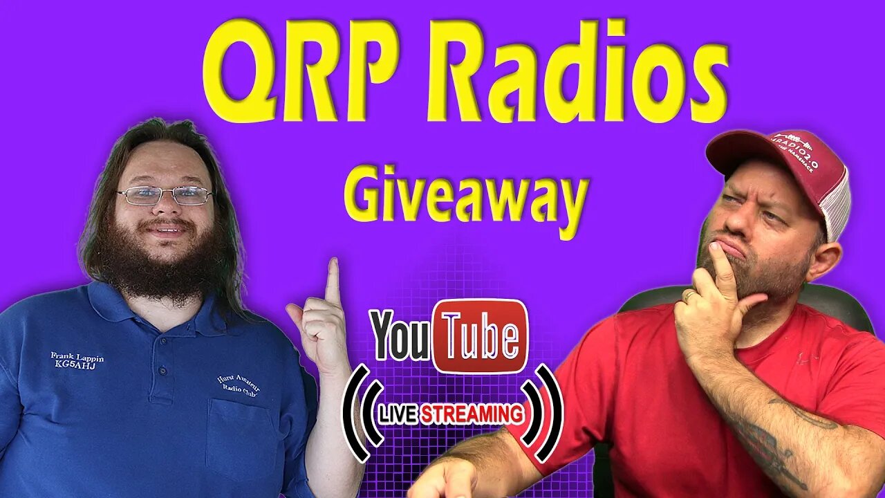 Monthly Giveaway Livestream - FREE QRP RADIO Night!