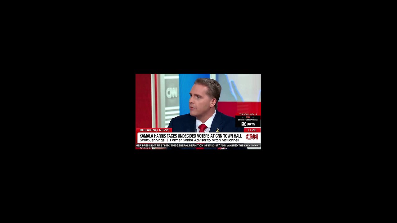 CNN's Scott Jennings with the perfect description of Kamala Harris's campaign - "NOTHING"