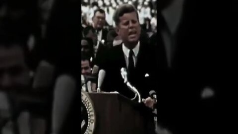 JFK "We Choose To Go To The Moon" Speech #shorts