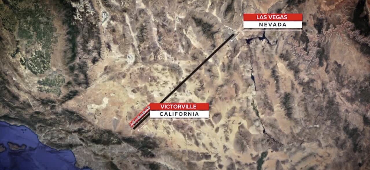 History of train service between Las Vegas and California
