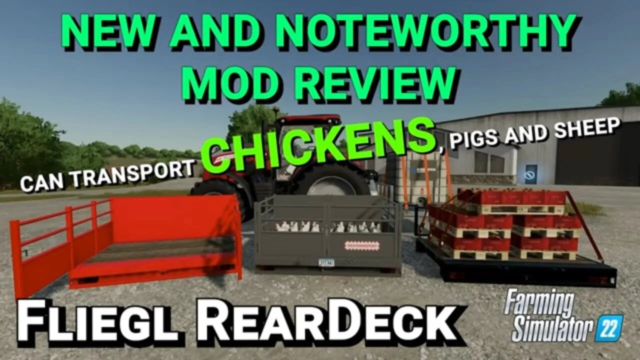 Fliegl Rear Deck | Mod Review | Farming Simulator 22