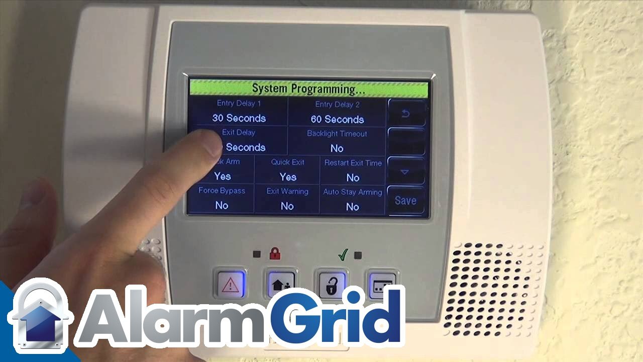 Honeywell L5100: Changing the Entry/Exit Delay