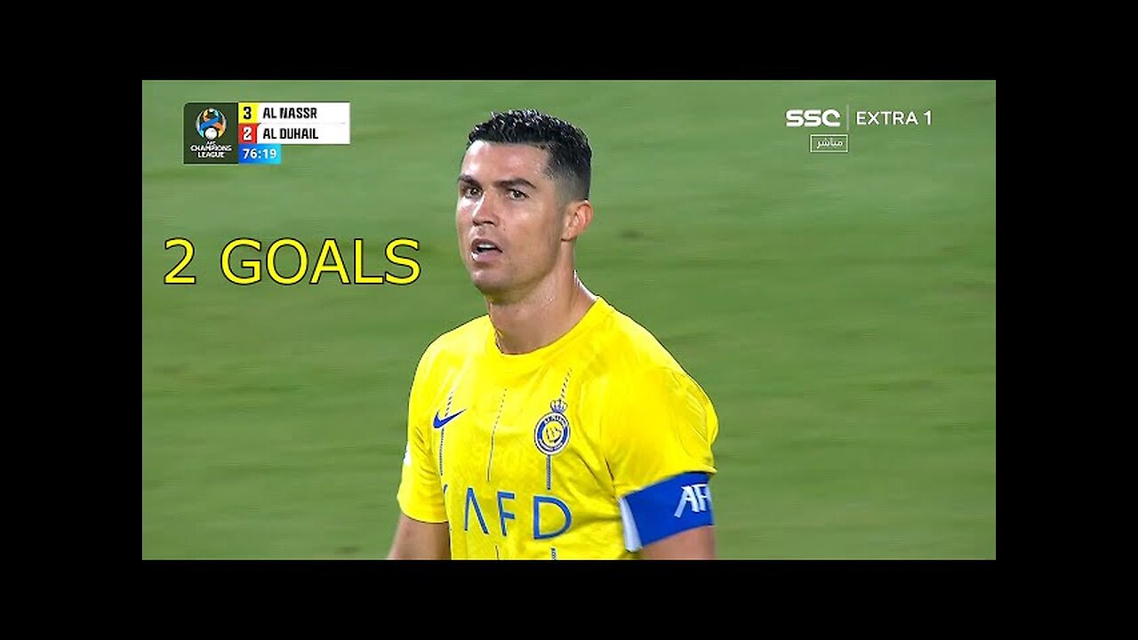 Cristiano Ronaldo 2 CRAZY Goals vs Al Duhail (24/10/2023) HDi