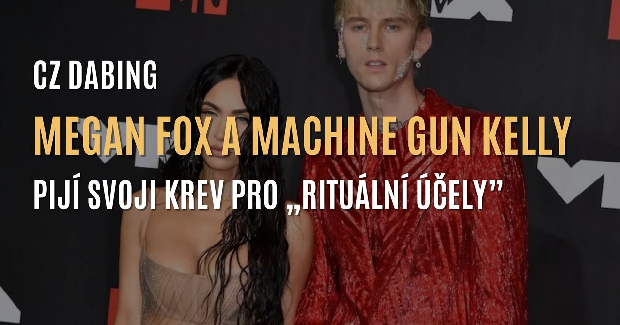 Megan Fox a Machine Gun Kelly pijí navzájem svoji krev pro „rituální účely” (CZ DABING)