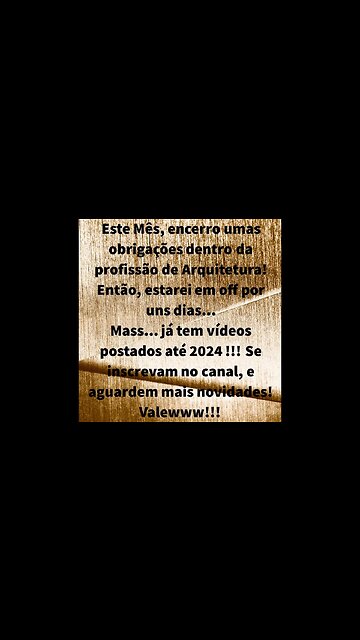 É Jogo Rápido !!! Volto logo !! Obrigação me chama !!! Rogerio Gama - Arquitetura e Fotografia