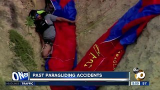 Past paragliding accidents