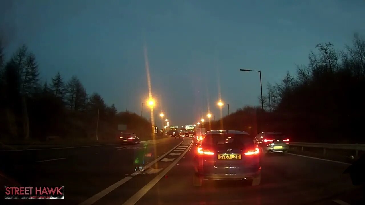 Car pulls in front of me on motorway