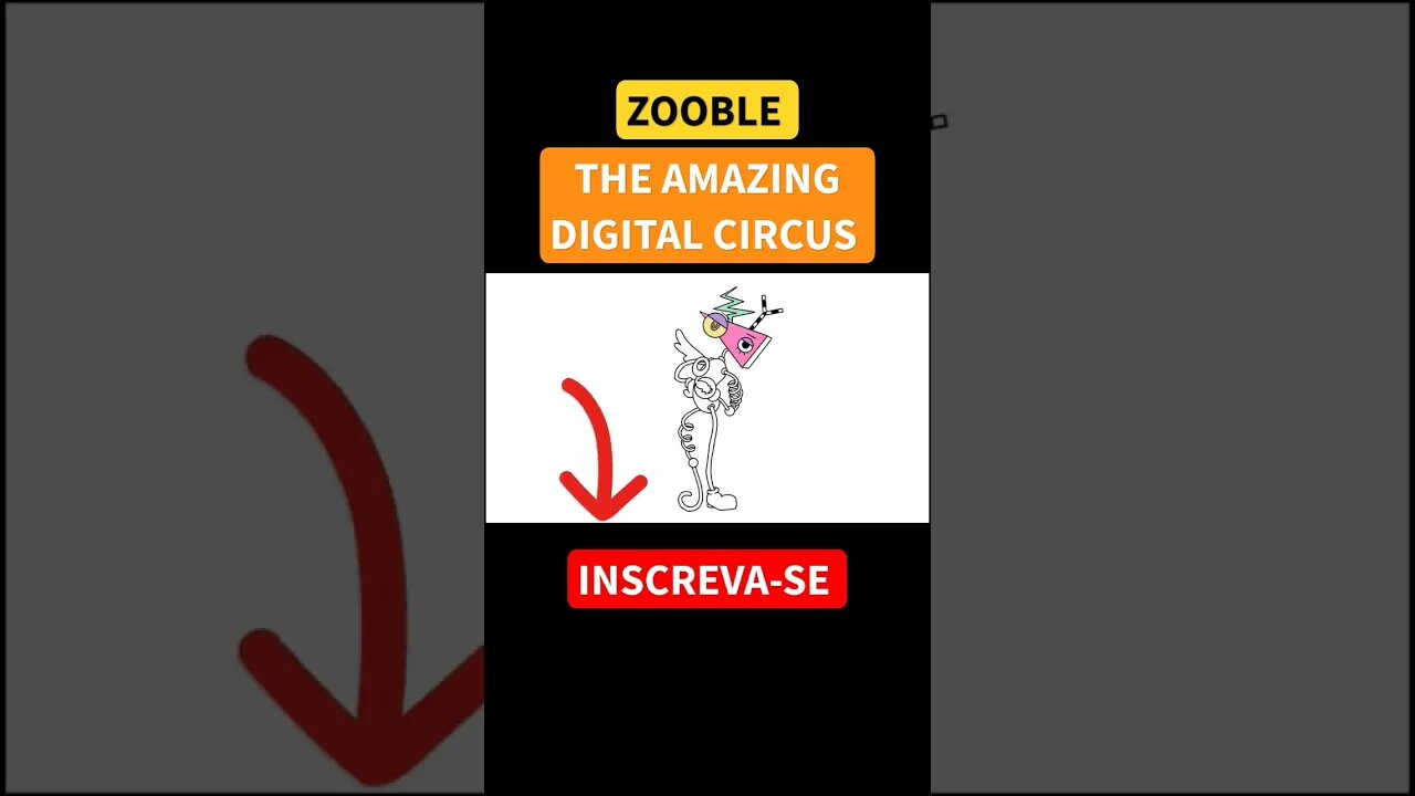 Como Desenhar ZOOBLE THE AMAZING DIGITAL CIRCUS #shorts #theamazingdigitalcircus #zooble