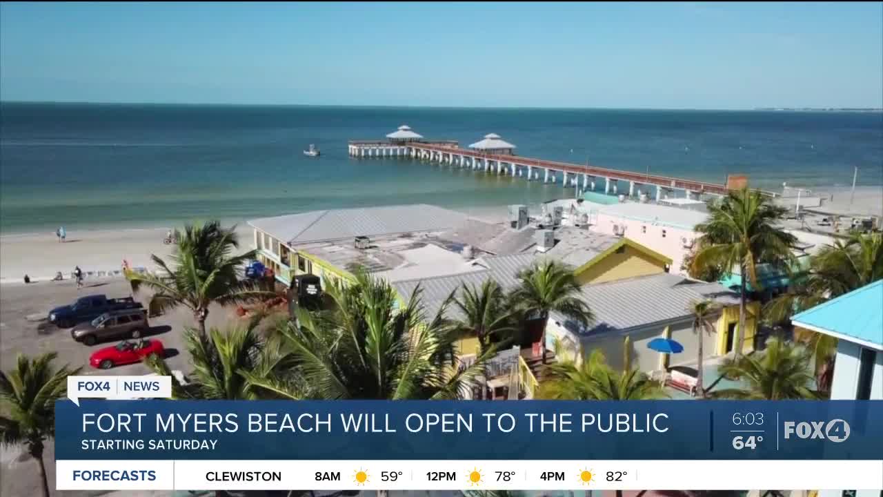 Fort Myers Beach reopen to public starting Saturday