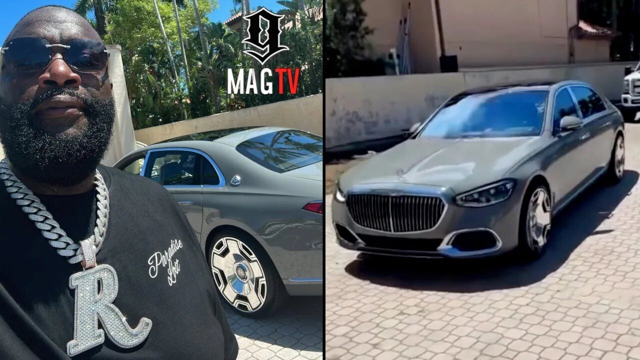 Rick Ross Takes Delivery Of A 1 OF 1 Custom Maybach At His Star Island Mansion! 🚙