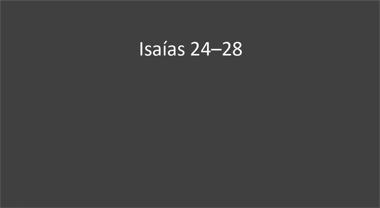 Isaias 24-28