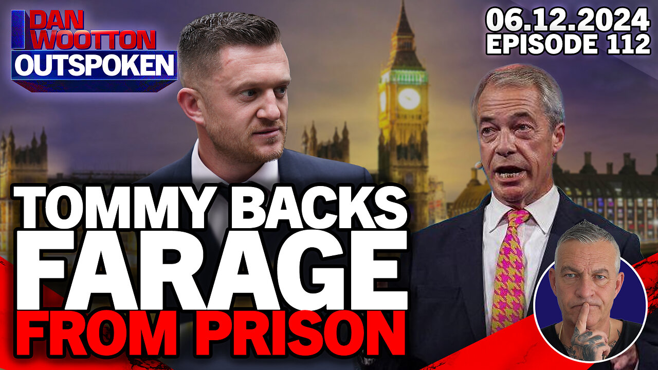 🚨LIVE! TOMMY ROBINSON DELIVERS REFORM & NIGEL FARAGE MESSAGE FROM PRISON/PAUL THORPE REVEALS ALL 🚨