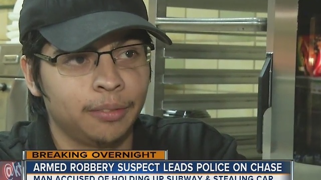 Subway robbery victim speaks