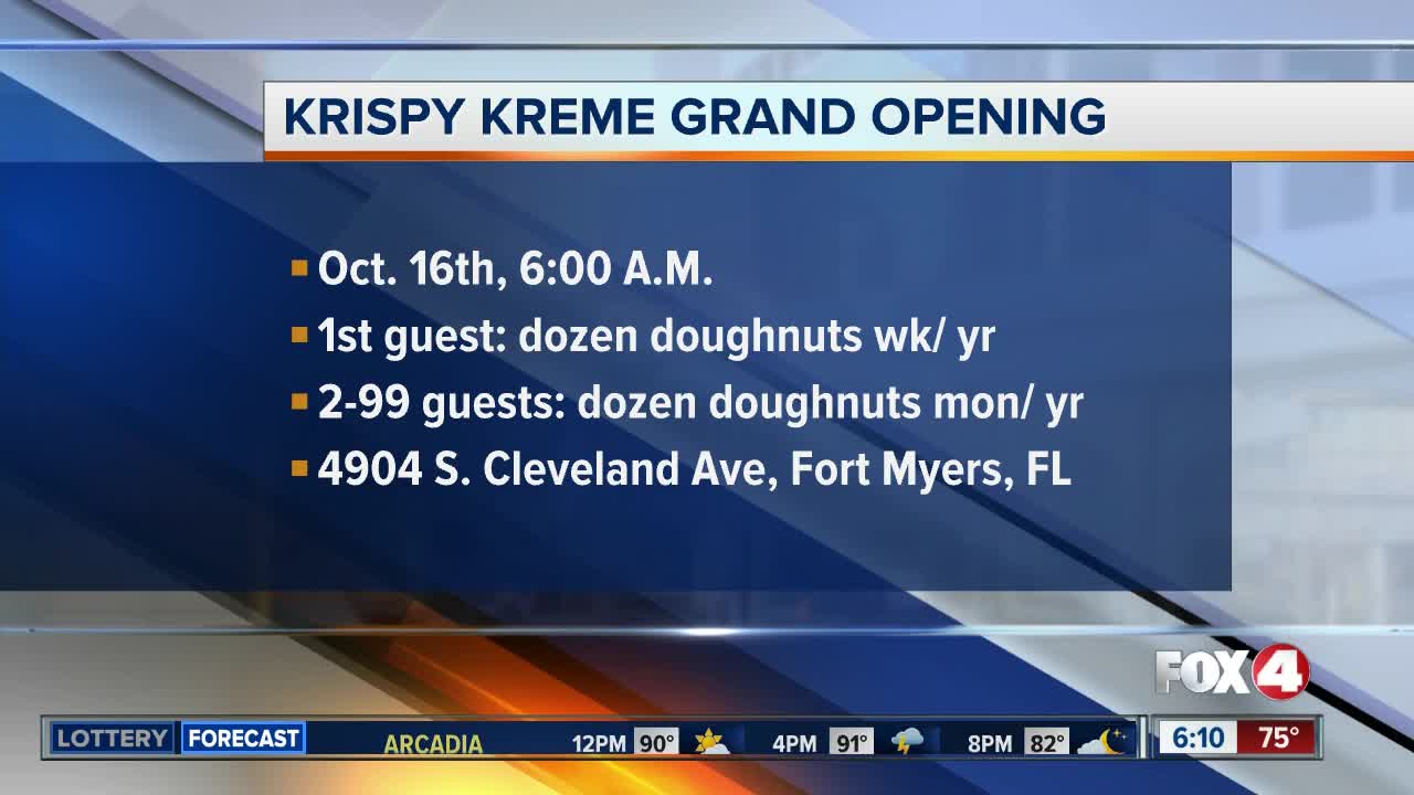 New Fort Myers Krispy Kreme set to open this month