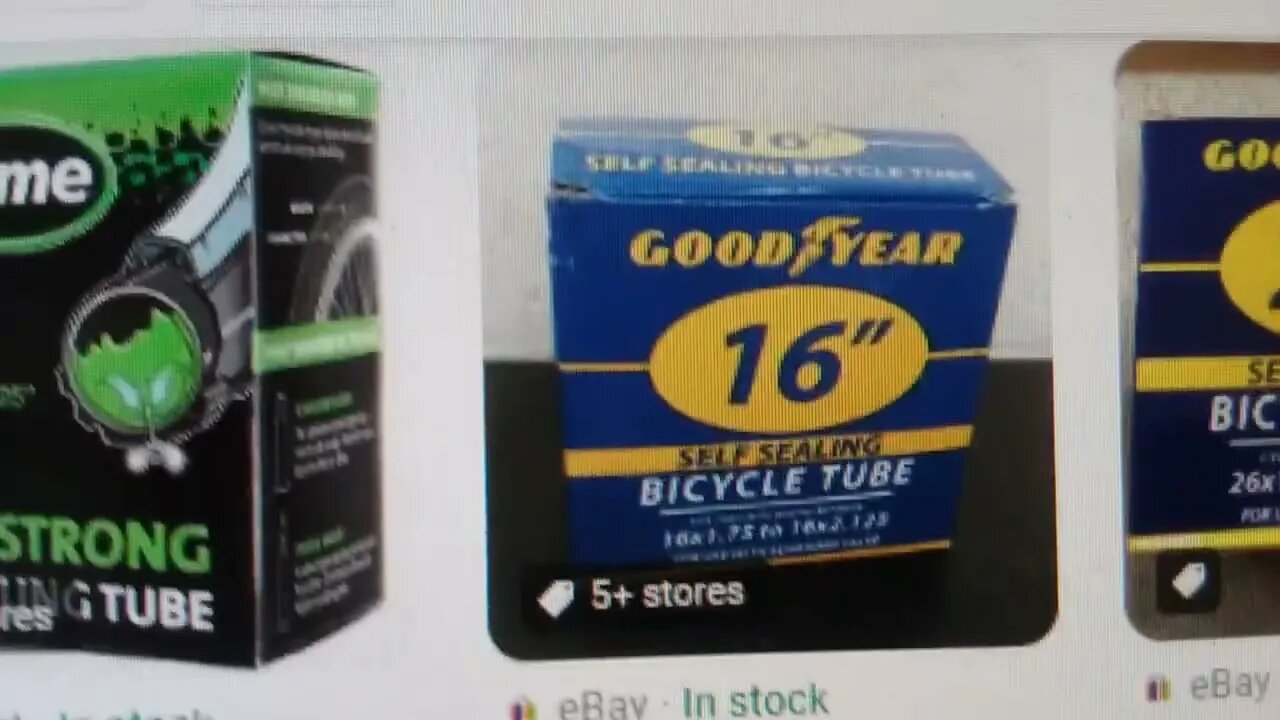 Goodyear self-sealing bicycle inner tube