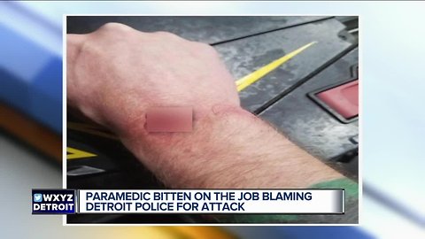 Detroit paramedic bitten on the job says police runs are 'pawned off on EMS'