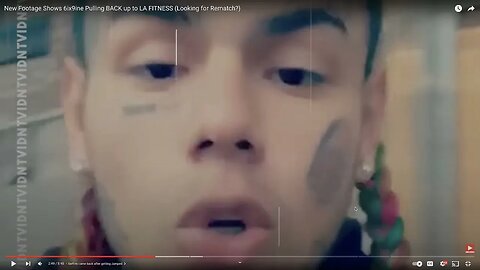 new footage showing 6ix9ine pulling up back to LA fitness (looking for rematch?) part 2