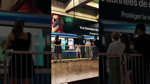 Gorgeously Montréal Metro #viralvideo #montreal #shorts #publictransport #travel