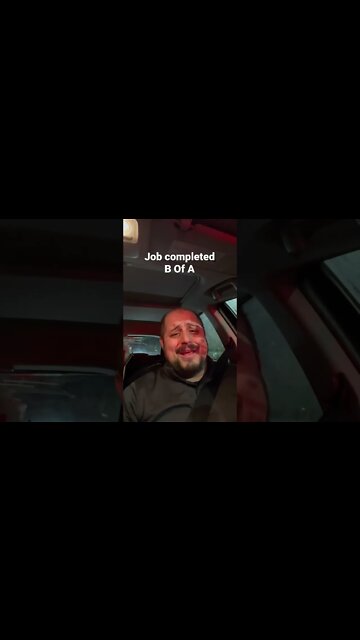 Bank of America job completed successfully getting double pay because helper no show