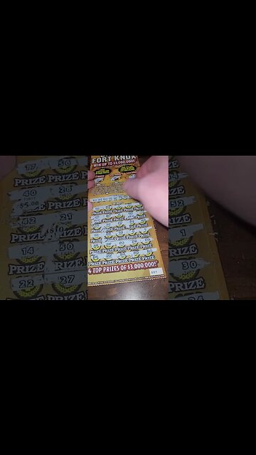 Gold Rush Lottery Ticket Bonus Win #shorts #lottery