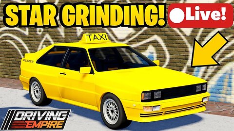 *LIVE STREAM* GRINDING for STARS with FANS in Driving Empire!