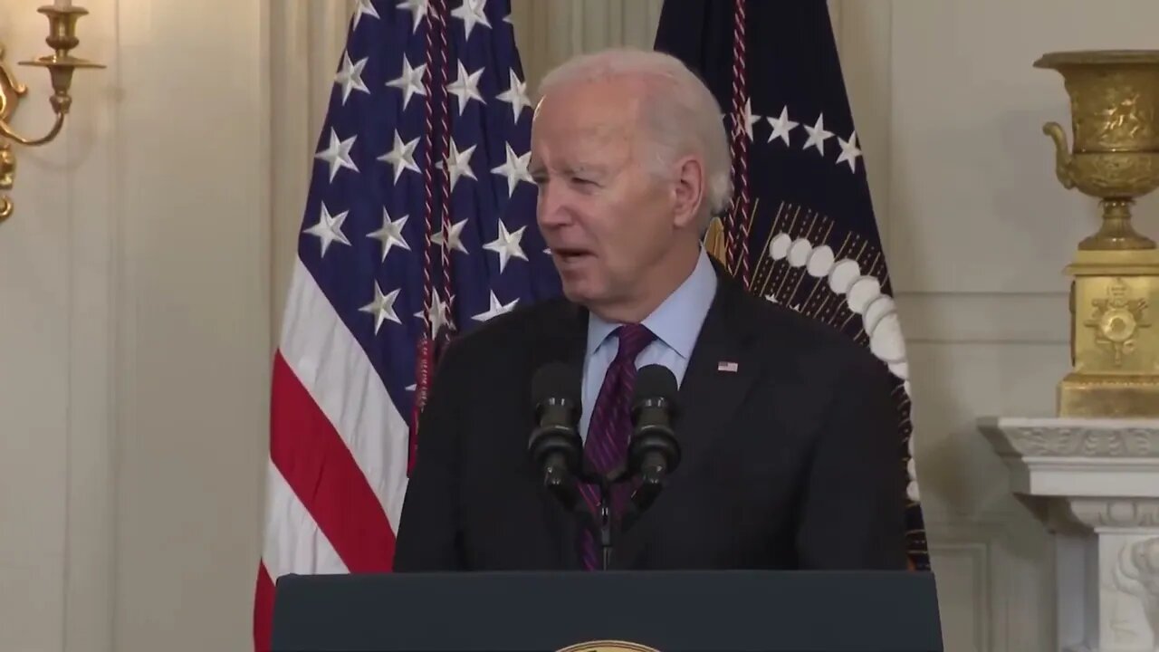 Biden Claims He's Making Sure "Economy Works For Everyone" Even As Americans See Pay Cut