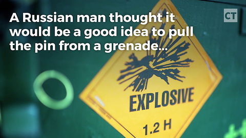 Man Pulls Grenade Pin for Social Media Picture