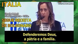 A ITÁLIA SEGUE RECEITA DE BOLSONARO E A ORDEM SERÁ RESTAURADA DE DIREITA.