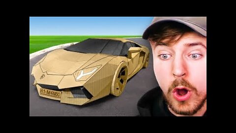 Lamborghini Made From Cardboard!