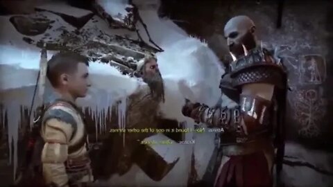 Spoiler Atreus Loki Meet With Tyre God of War Ragnarok Gameplay