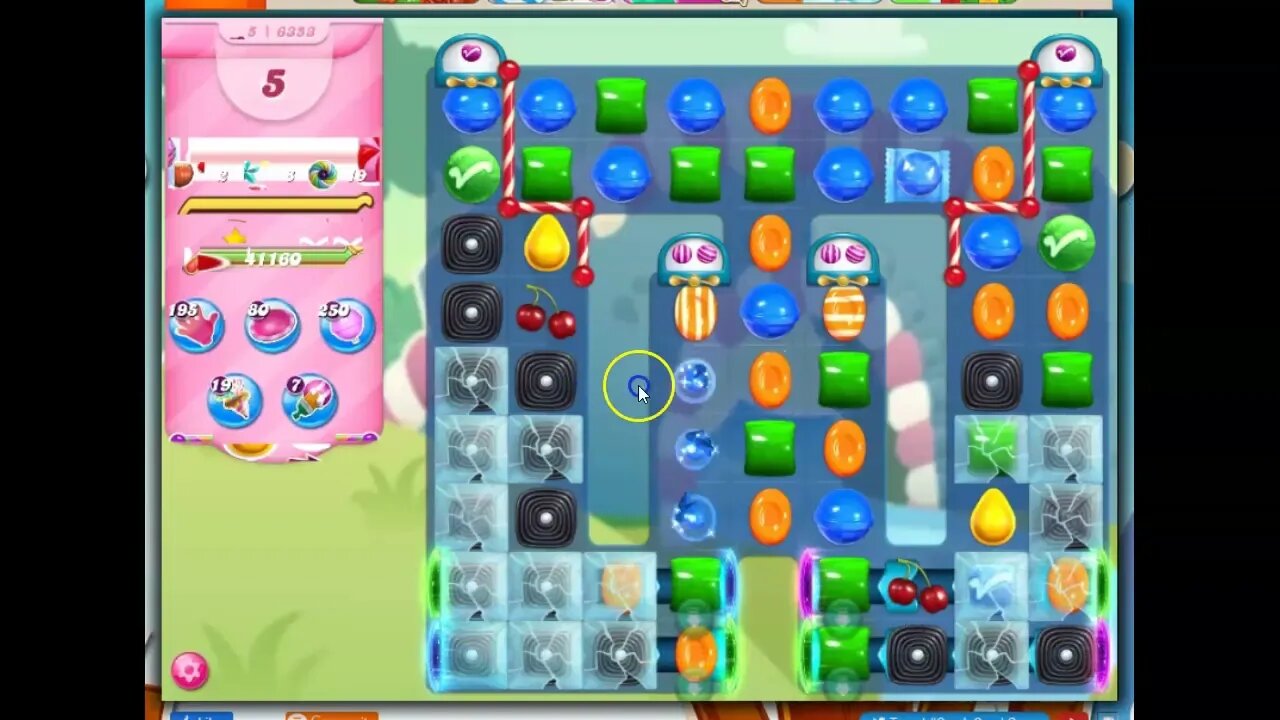 Candy Crush Level 6353 Talkthrough, 24 Moves 0 Boosters