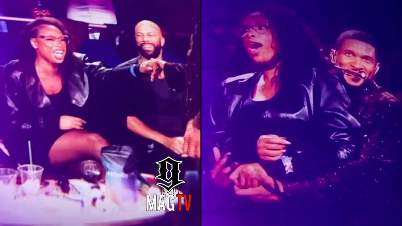 Usher Serenades Jennifer Hudson During Her Date Wit Common In Las Vegas! 🎤