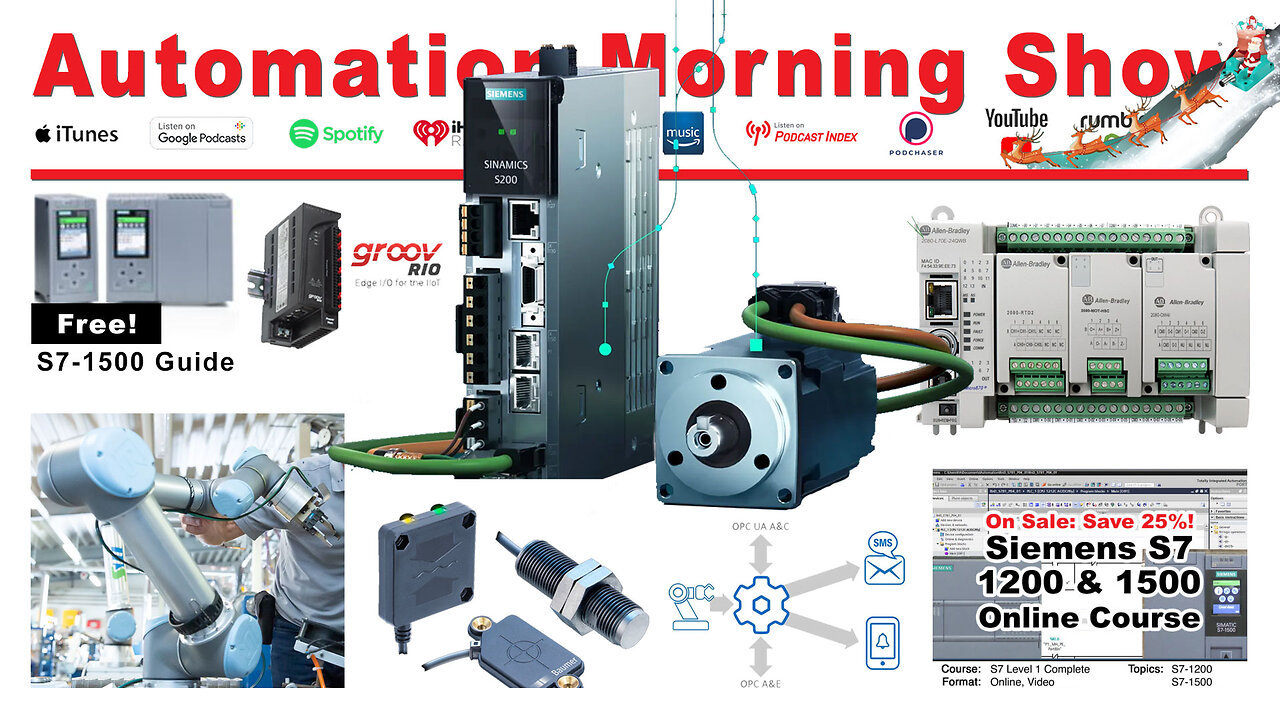 December 19 News: CCW v22, New NUCs, DataHub, Cobot Benefits, SINAMICS S200, Groov RIO as PLC & more