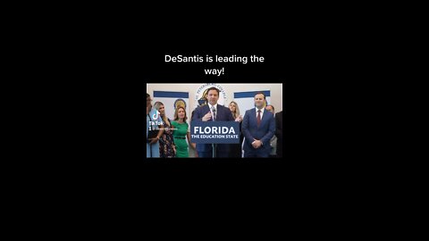 DeSantis is leading the way!