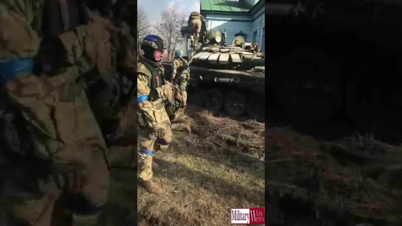 Russian armor can't keep up with Ukrainian troops! #shorts #War #Ukraine #UA #USA #Putin #Biden