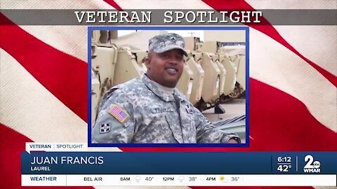 Veteran Spotlight: Juan Francis of Laurel