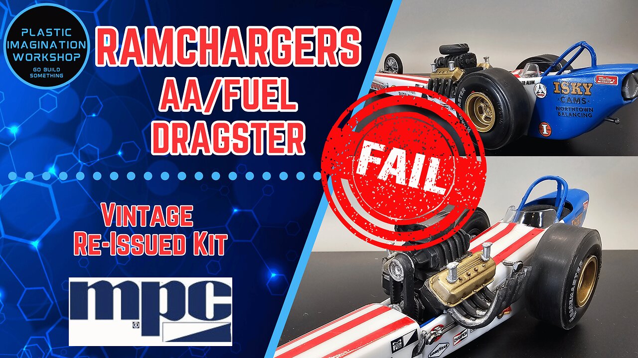 MPC's "RAMCHARGERS AA/FUEL DRAGSTER" - Full Build/Review - FAIL!