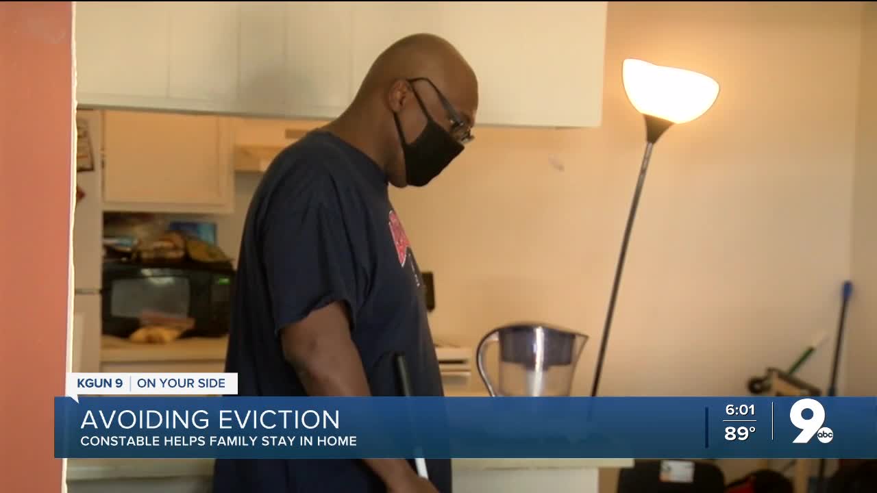 Constables help family stop eviction process