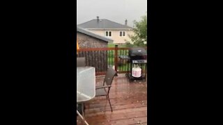 Orages avec grêle