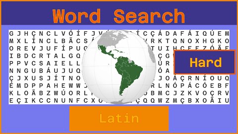 Word Search - Challenge 09/05/2022 - Hard - Latin