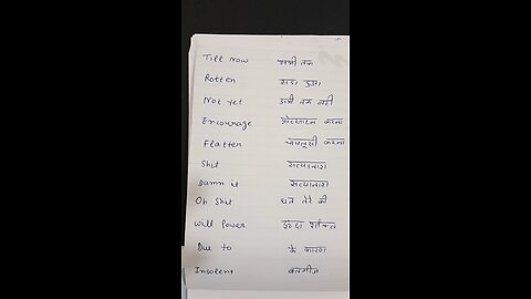 vocabulary words #Manglagarg