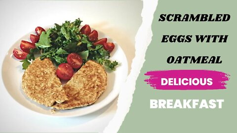 A HUNGARIAN IN HUNGARY - scrambled eggs with oatmeal