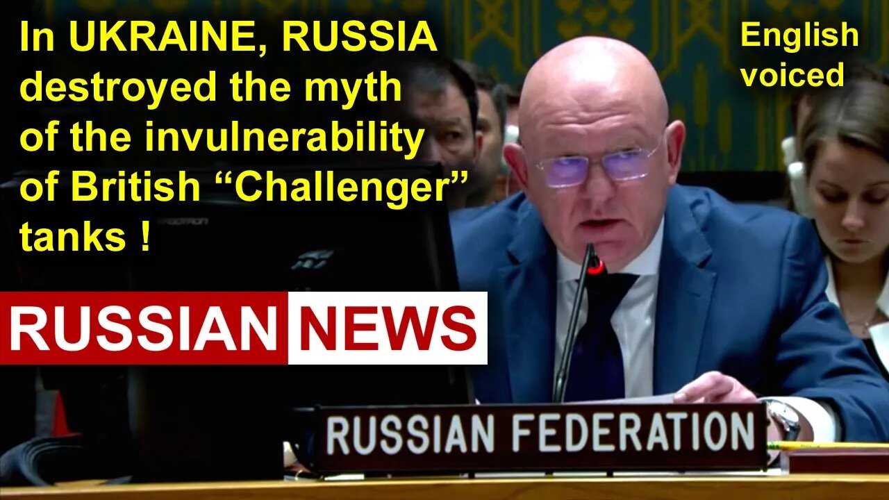 In Ukraine, Russia destroyed the myth of the invulnerability of British Challenger tanks! Nebenzya